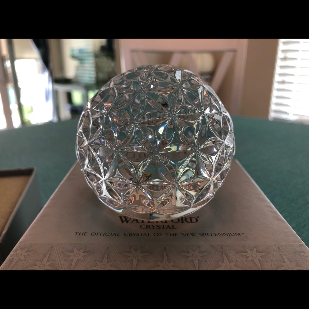 Waterford Times Square Millennium paperweight
